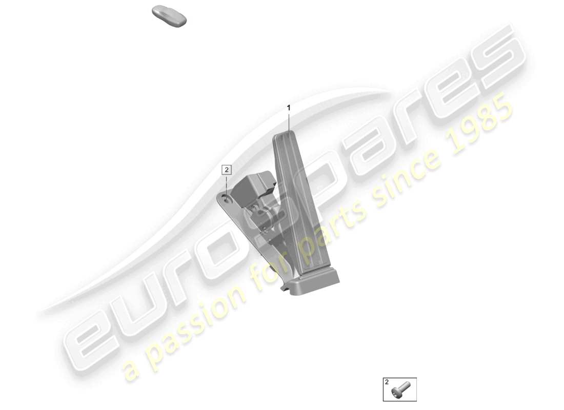 un schéma de pièces du catalogue de pièces porsche taycan