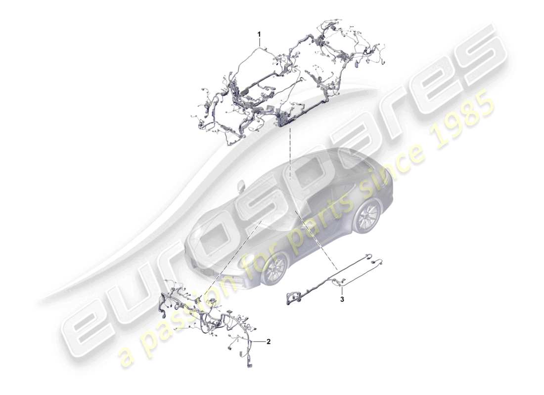 un schéma de pièces du catalogue de pièces porsche 2025 (992-2)