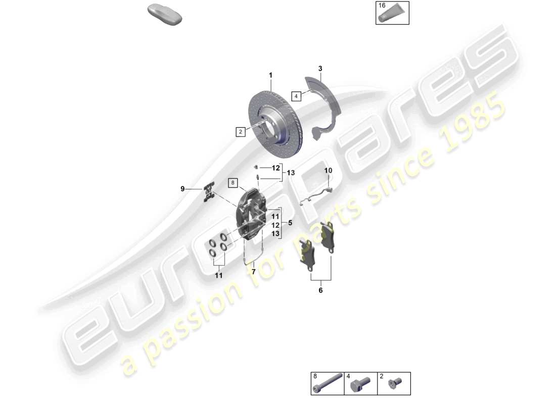 schéma de pièce contenant le numéro de pièce 9gt615423h
