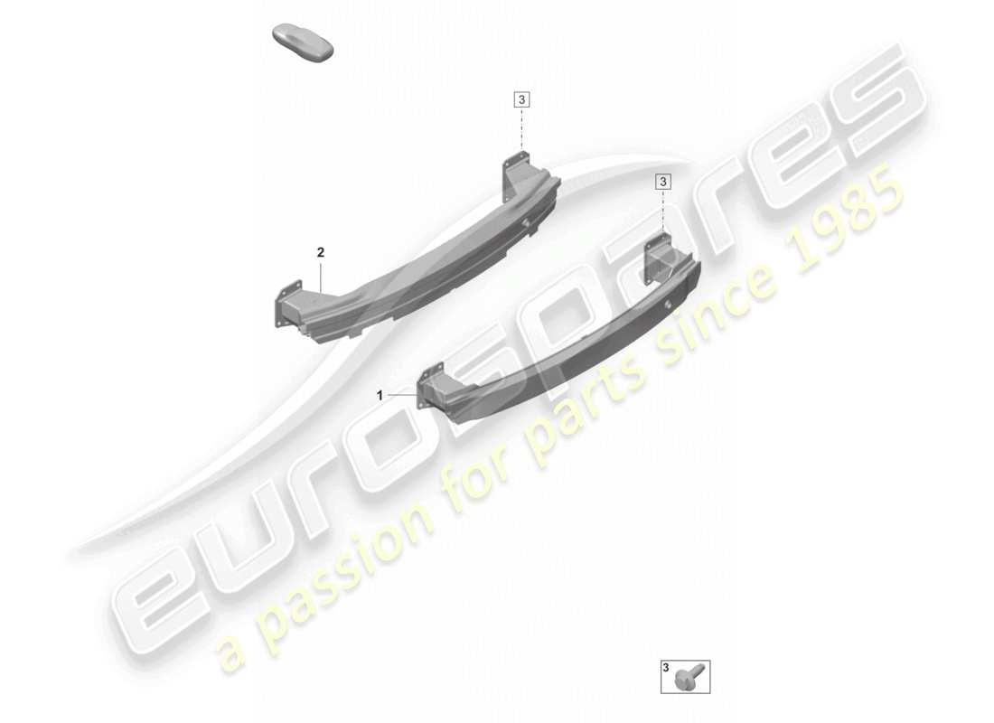 porsche 2021 (panamera 971-2) pare-chocs arrière schéma des pièces