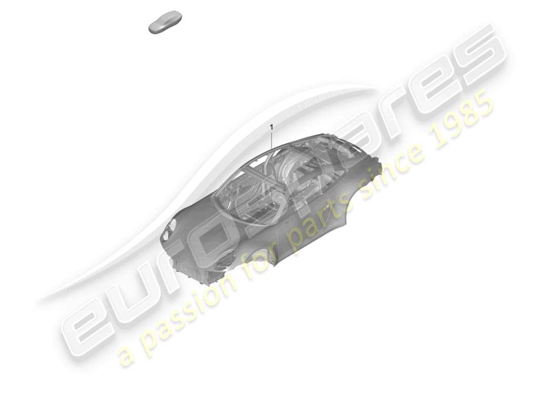 porsche 2023 (992-1 gt3/rs/st) carrosserie diagramme de pièce