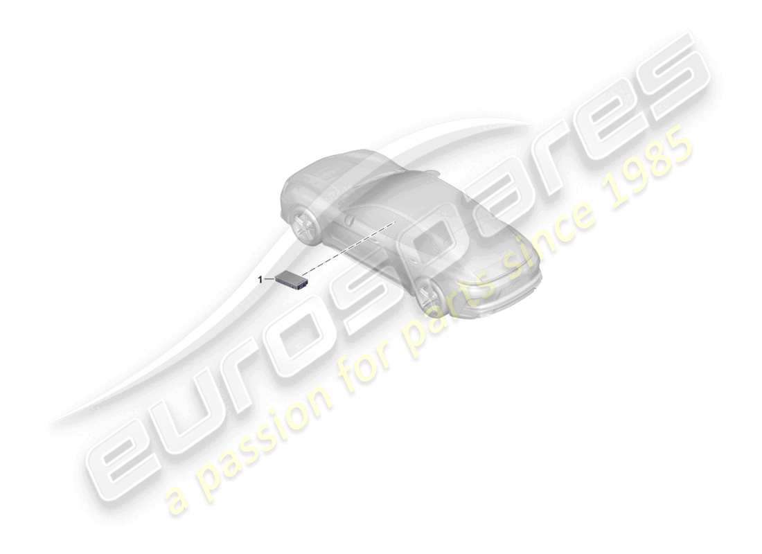 porsche 2026 (taycan 9j1-2) chargeur à induction pour téléphone portable schéma des pièces