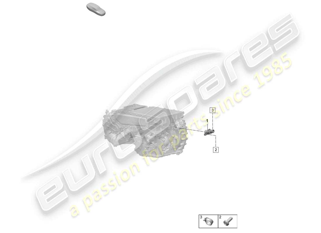 porsche 2025 (macan-e) moteur de traction pour entraînement électrique macan 4s système de refroidissement du liquide de refroidissement essieu arrière schéma des pièces