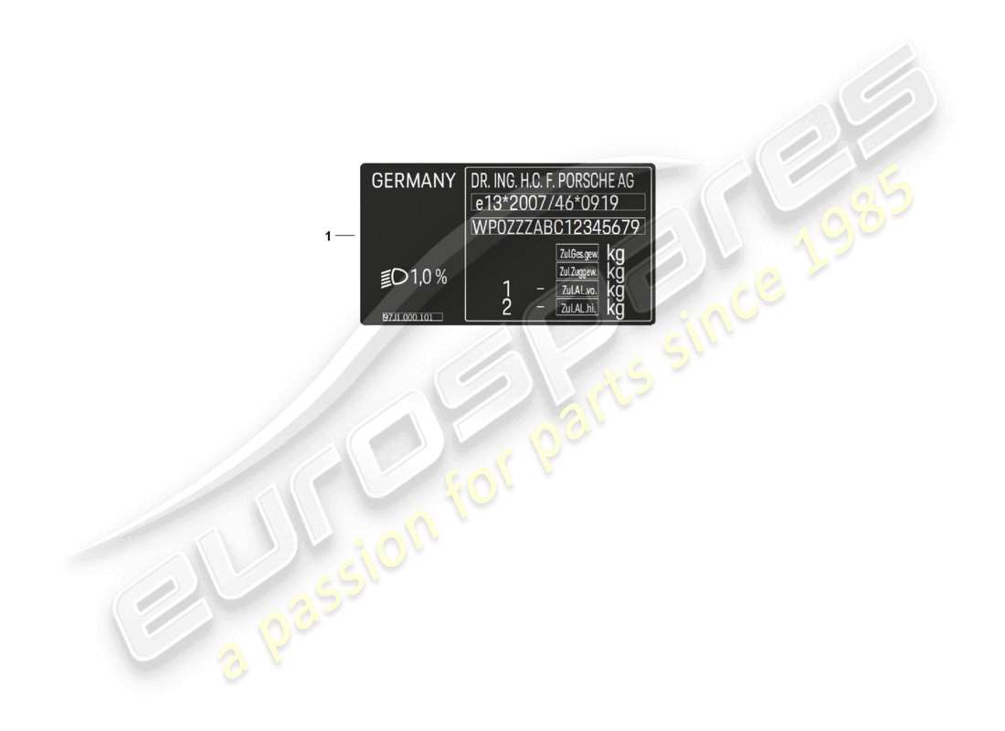porsche 2022 (taycan 9j1-1) panneaux/avis d >>- mj 2021 schéma des pièces