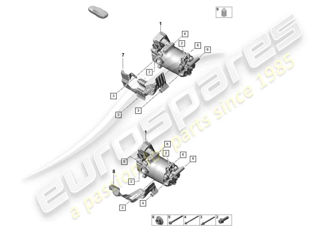 porsche 2022 (panamera 971-2) système de chauffage et de climatisation pour véhicules à propulsion hybride compresseur de climatisation électrique r1234yf liquide de refroidissement schéma des pièces