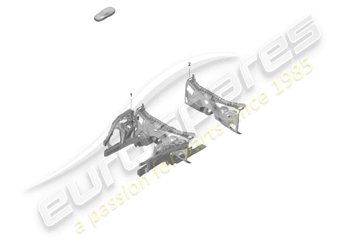 porsche 2021 (panamera 971-2) schéma des pièces front end
