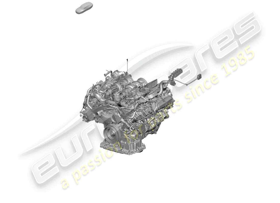 porsche 2025 (cayenne e3 pa) schéma des pièces du moteur de remplacement (complet)