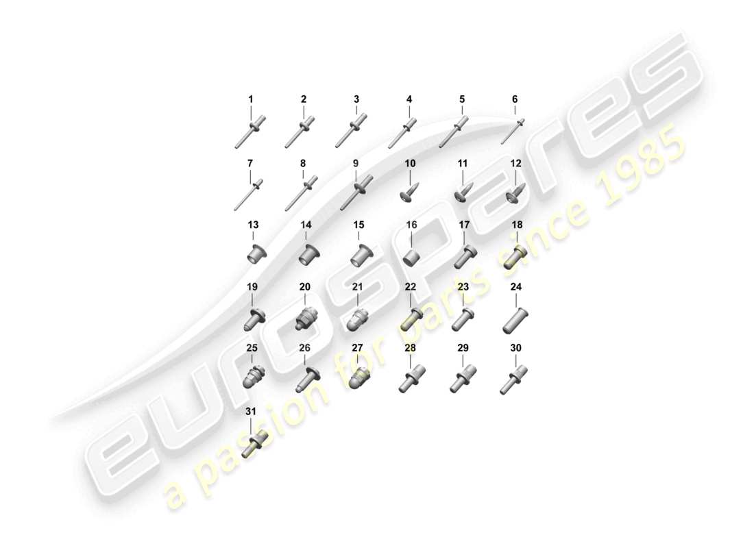 porsche 2026 (taycan 9j1-2) fixations carrosserie schéma des pièces