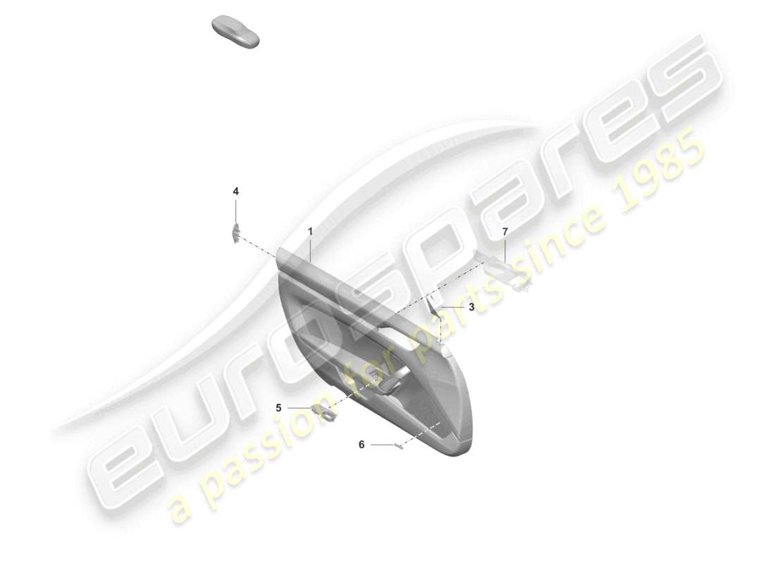 porsche 2022 (992-1) panneau de porte d >>- mj 2020 schéma des pièces