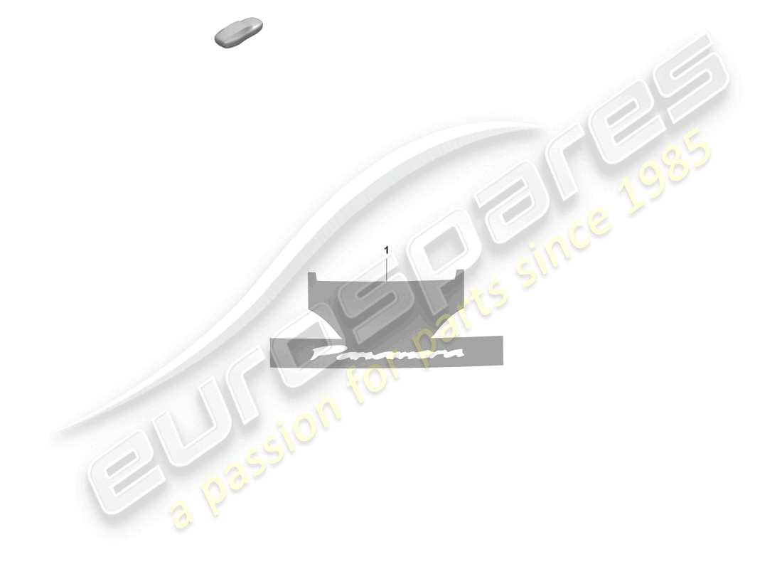 porsche 2024 (panamera 971-2) aide au montage pour lettrage schéma des pièces