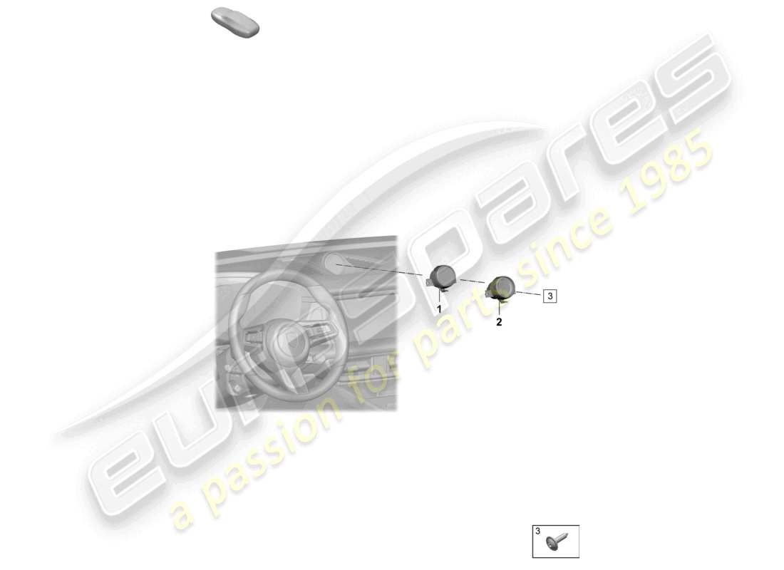 porsche 2025 (macan-e) horloge numérique horloge analogique schéma des pièces