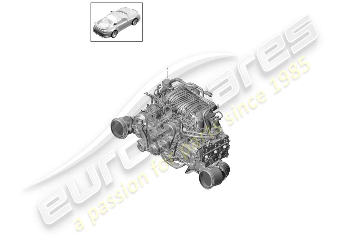 porsche 2021 (991-2 r/gt3/rs) schéma des pièces du moteur de remplacement gt3 rs speedster
