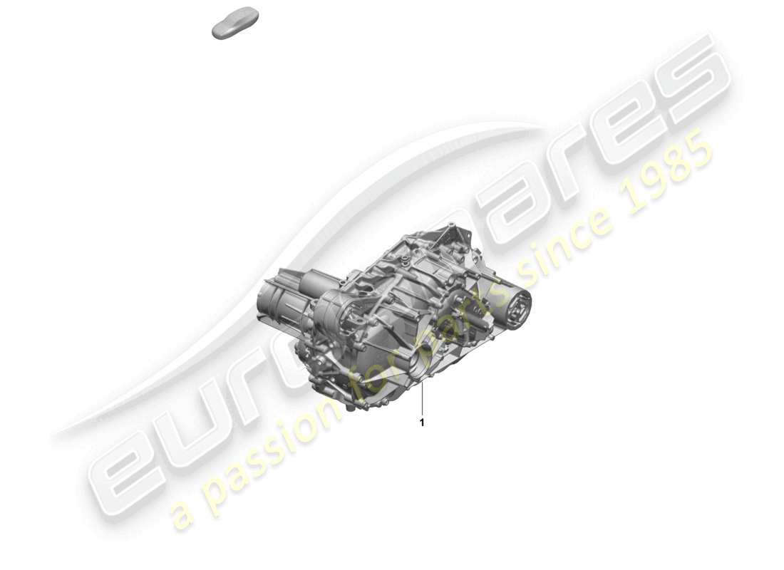 porsche 2024 (macan-e) schéma des pièces de l'essieu avant de la boîte de vitesses