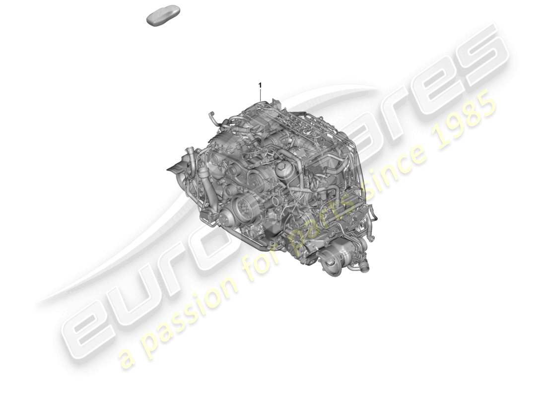 porsche 2024 (992-2) schéma des pièces du moteur de remplacement (complet)