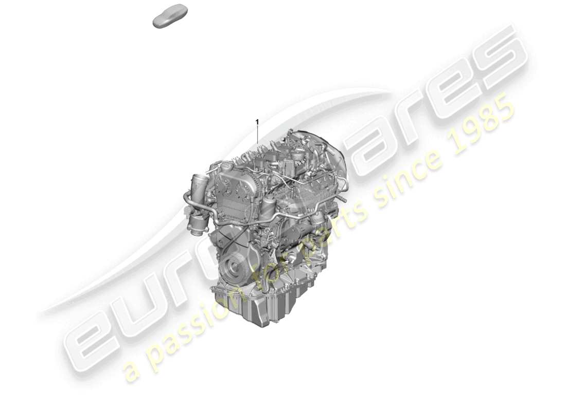 porsche 2025 (cayenne e3 pa) schéma des pièces du moteur de remplacement (complet)