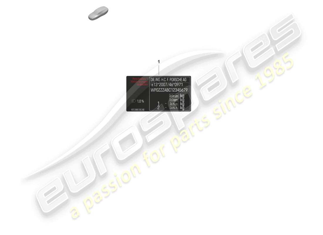 porsche 2022 (panamera 971-2) balise de données d >>- mj 2021 diagramme de pièces