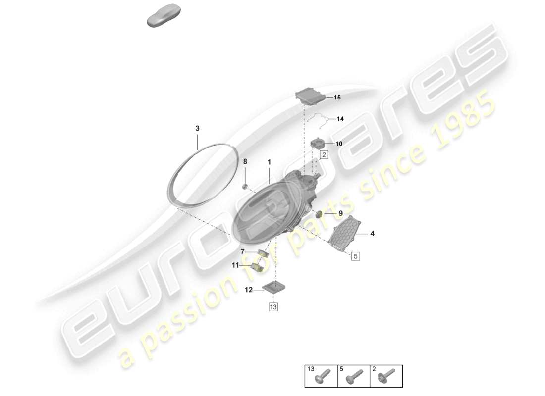 porsche 2022 (992-1 turbo / s) phare à led avec faisceau matriciel d >>- 12.07.2020 schéma des pièces