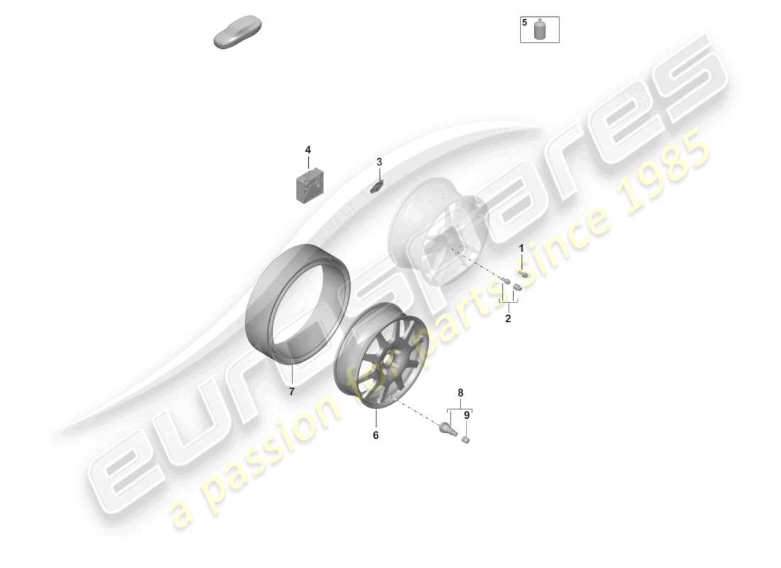 porsche 2022 (taycan 9j1-1) pièces détachées schéma des pièces