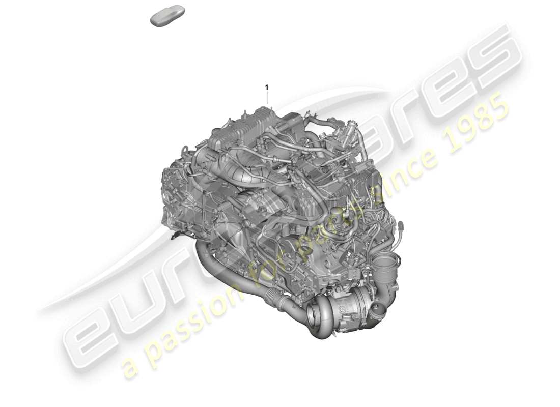 porsche 2024 (992-2) schéma des pièces du moteur de remplacement (complet)