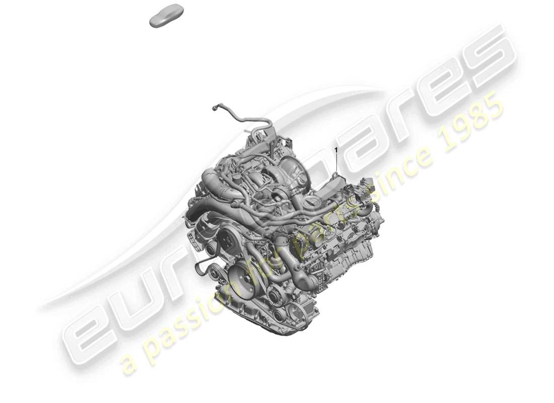 porsche 2025 (cayenne e3 pa) schéma des pièces du moteur de remplacement (complet)