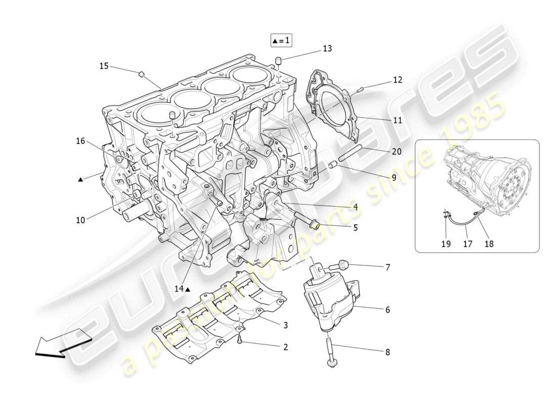 maserati ghibli fragment (2022) carter schéma des pièces