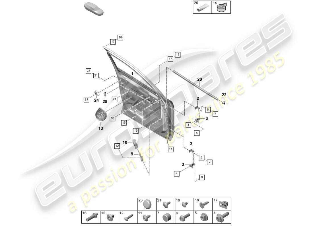 schéma de pièce contenant le numéro de pièce pab831052b grv