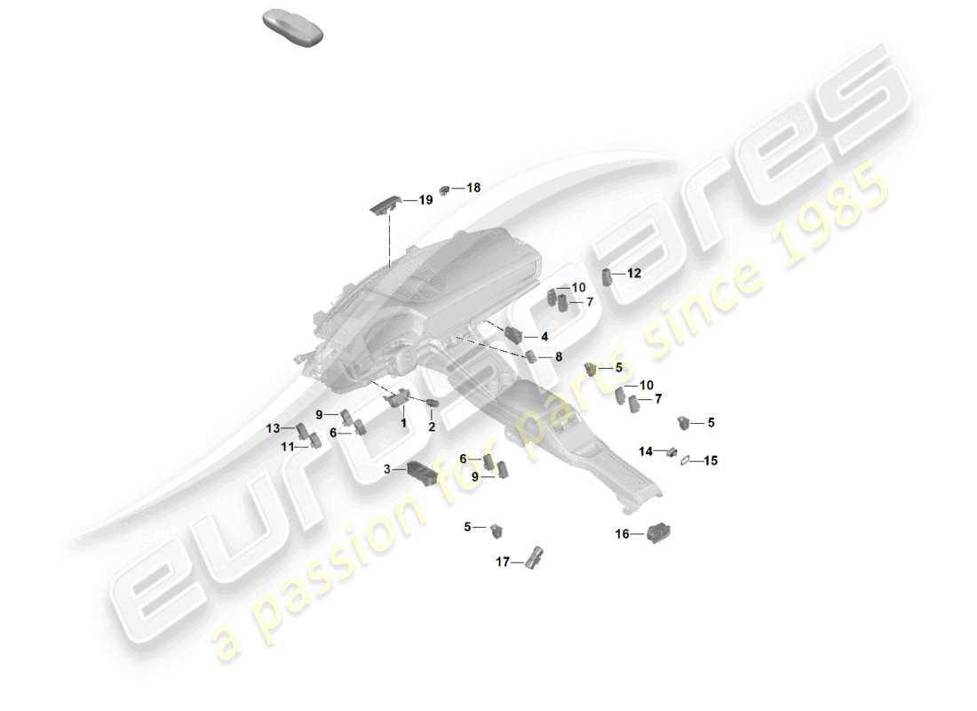 schéma de pièce contenant le numéro de pièce 971959858n 6n3