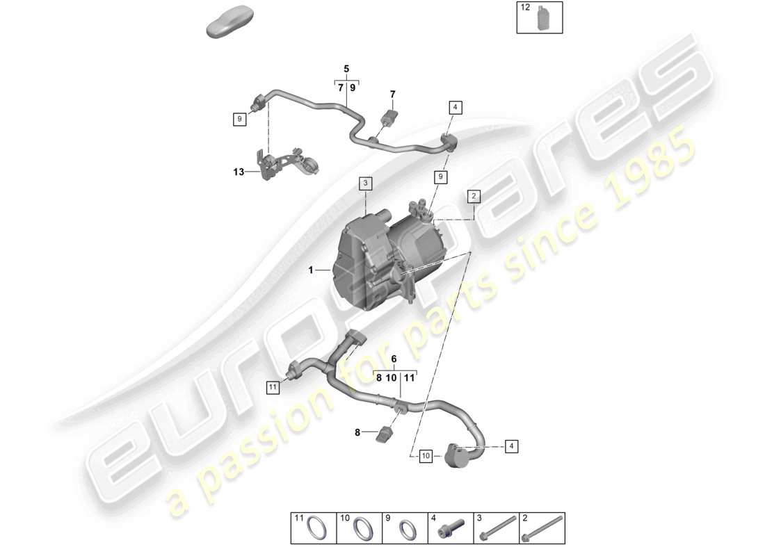 schéma de pièce contenant le numéro de pièce n10692601
