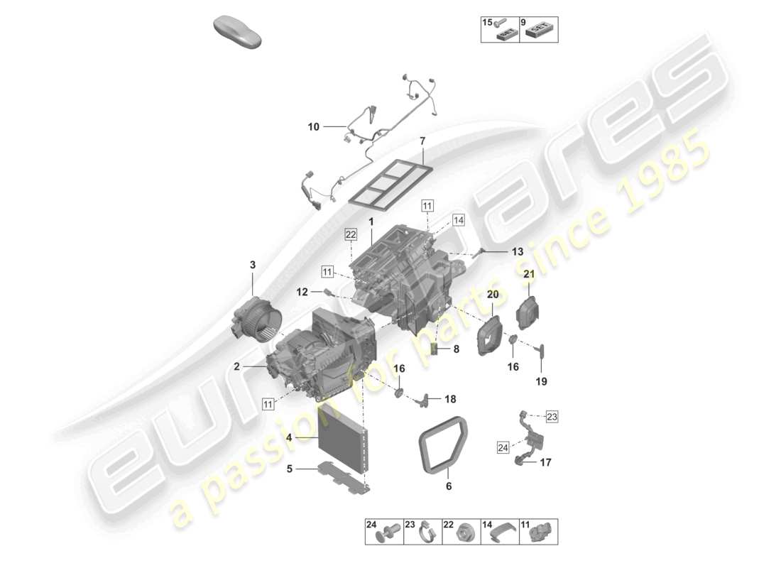 schéma de pièce contenant le numéro de pièce 992820124c