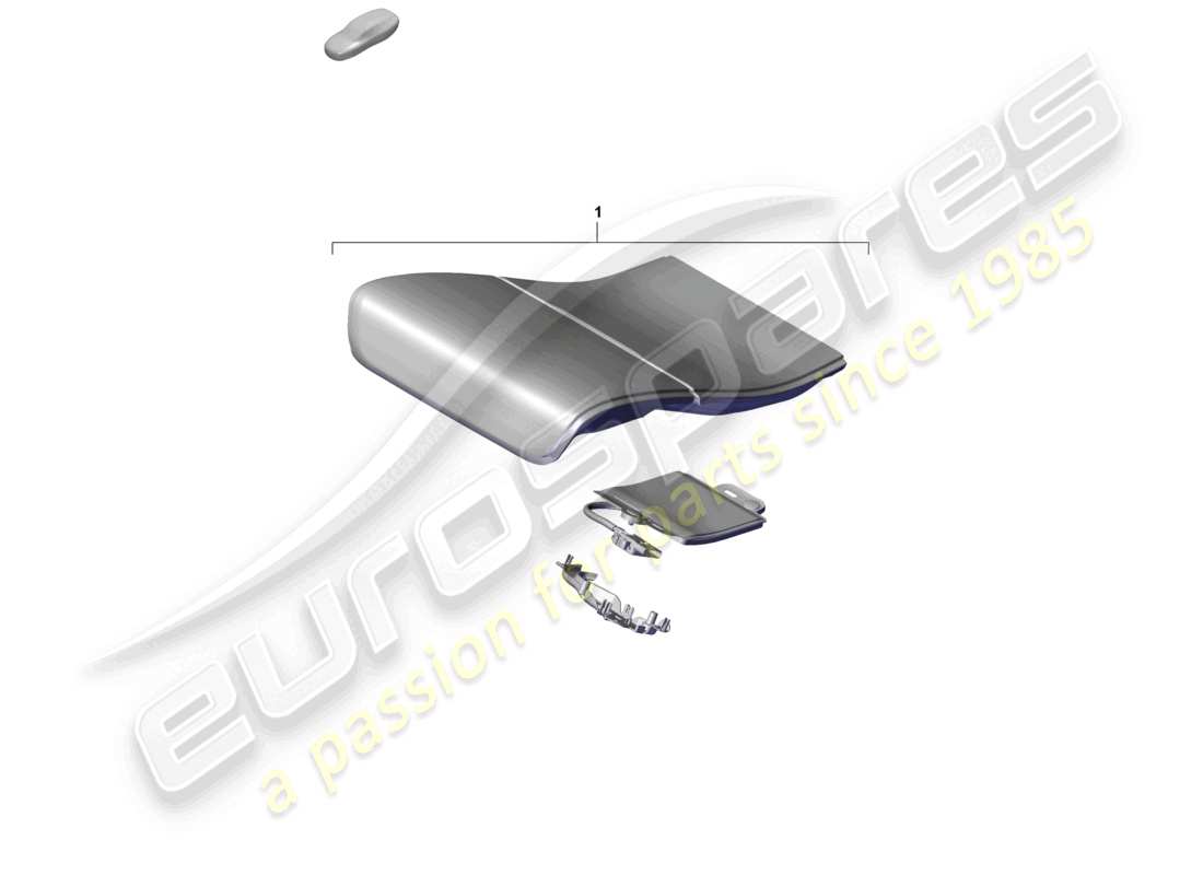 porsche 2024 (992-2) kit de réparation pour capteur d'occupation de siège (côté passager) uniquement pour : siège baquet usa canada schéma des pièces