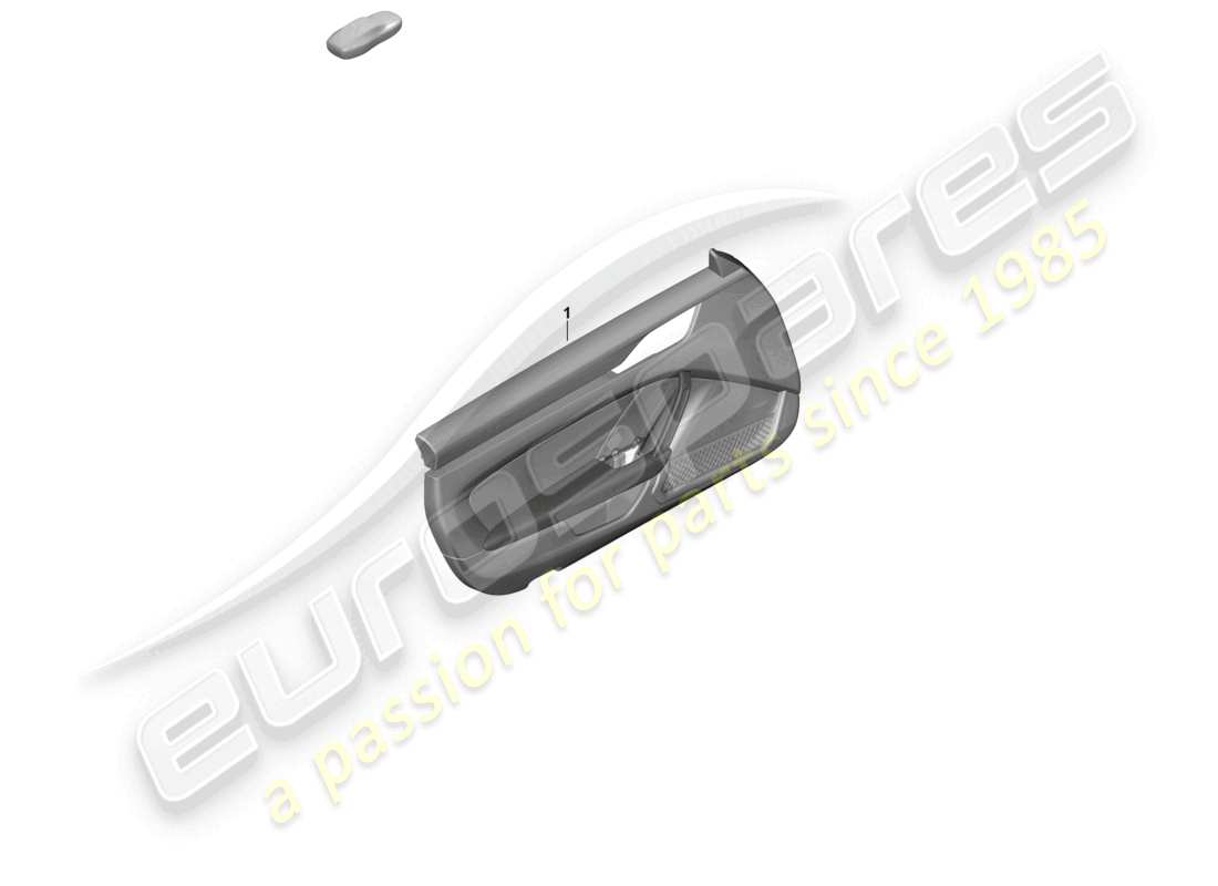 porsche 2023 (992-1 gt3/rs/st) panneau de porte pour véhicules avec garniture en cuir accoudoir (dinamica) diagramme des pièces
