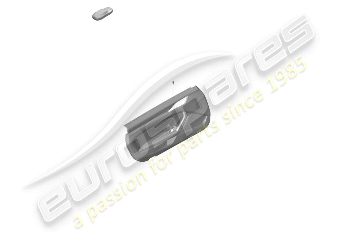 porsche 2023 (992-1 gt3/rs/st) panneau de porte pour véhicules avec garniture en cuir pack touring diagramme des pièces