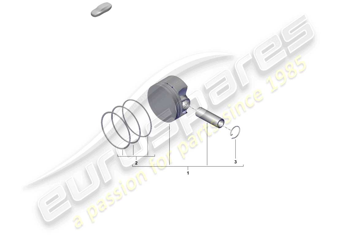 porsche 2026 (992-2) schéma des pièces du piston