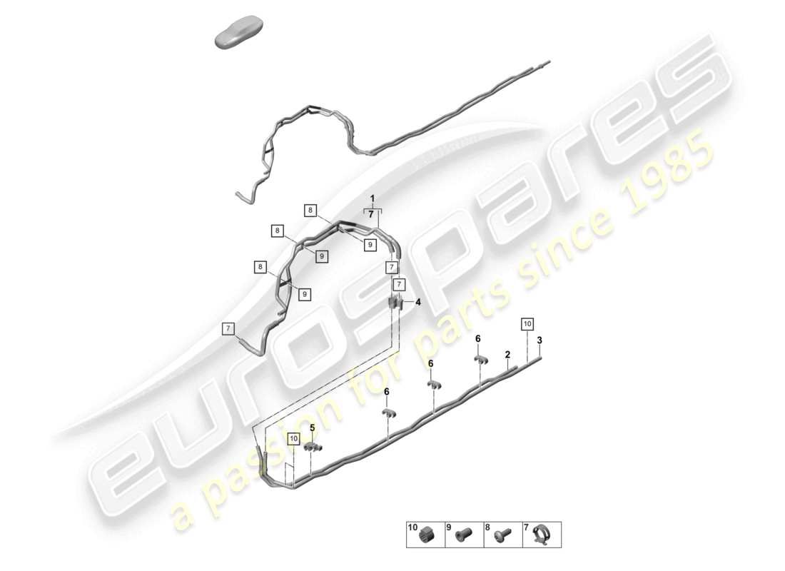 porsche 2024 (panamera 971-2) système de chauffage et de climatisation avant pour véhicules à propulsion hybride pour véhicules avec chauffage auxiliaire schéma des pièces du soubassement