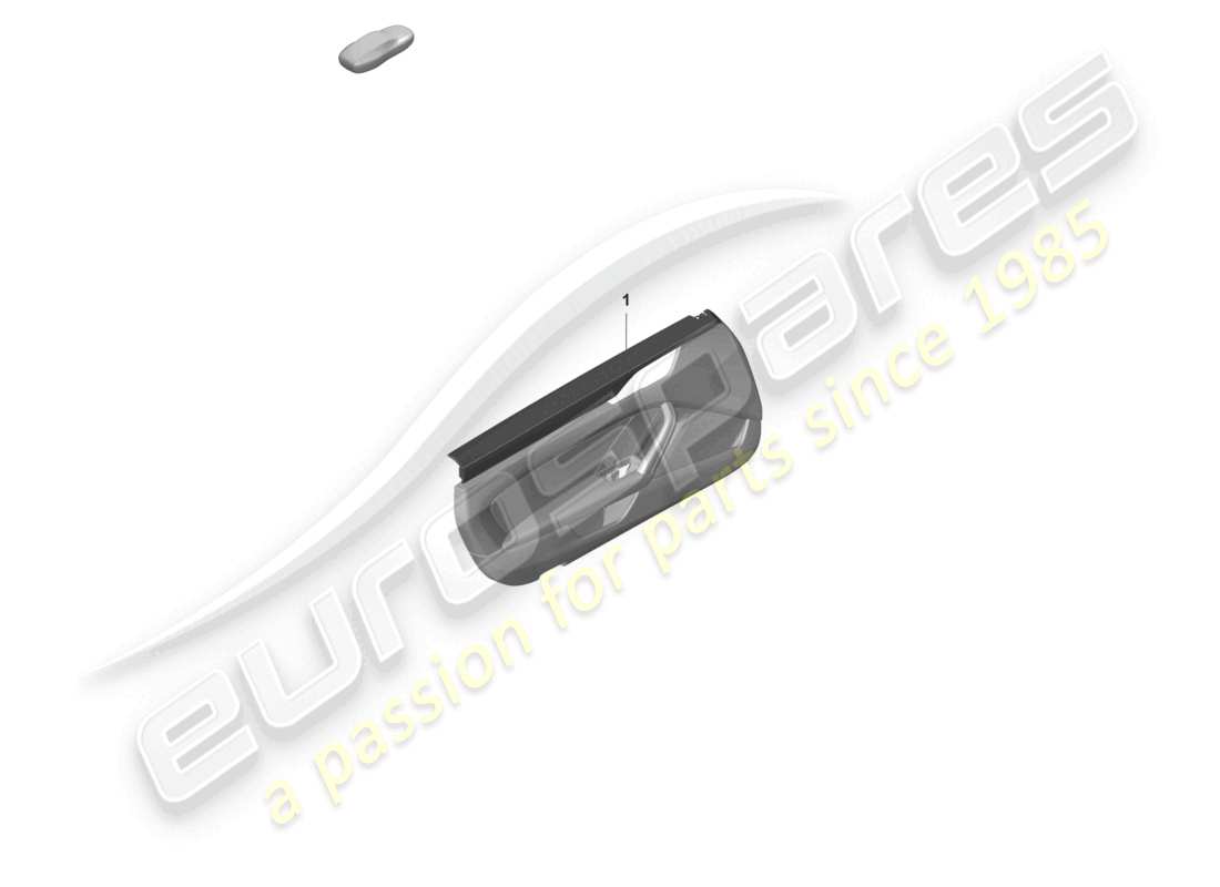 porsche 2023 (992-1 gt3/rs/st) panneau de porte pour véhicules avec équipement exclusif garniture de panneau de porte (cuir) avec coutures colorées pack touring schéma des pièces