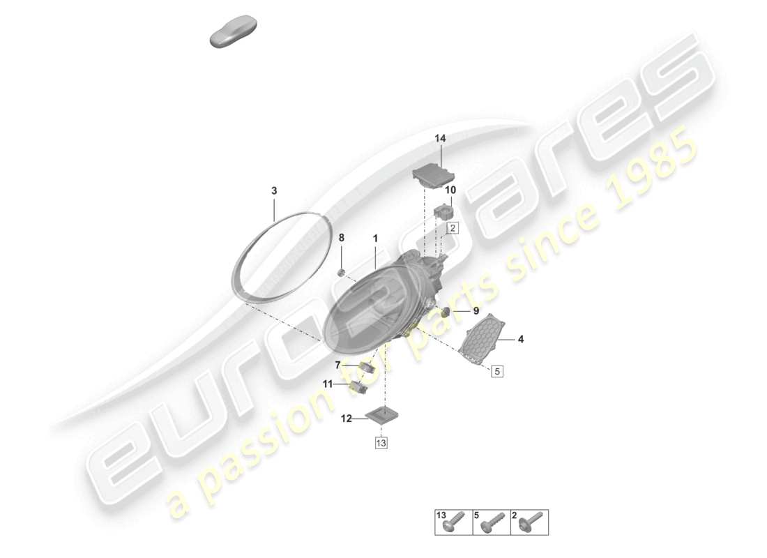porsche 2022 (992-1 turbo / s) phare à led avec faisceau matriciel noir d >>- 07.07.2020 schéma des pièces
