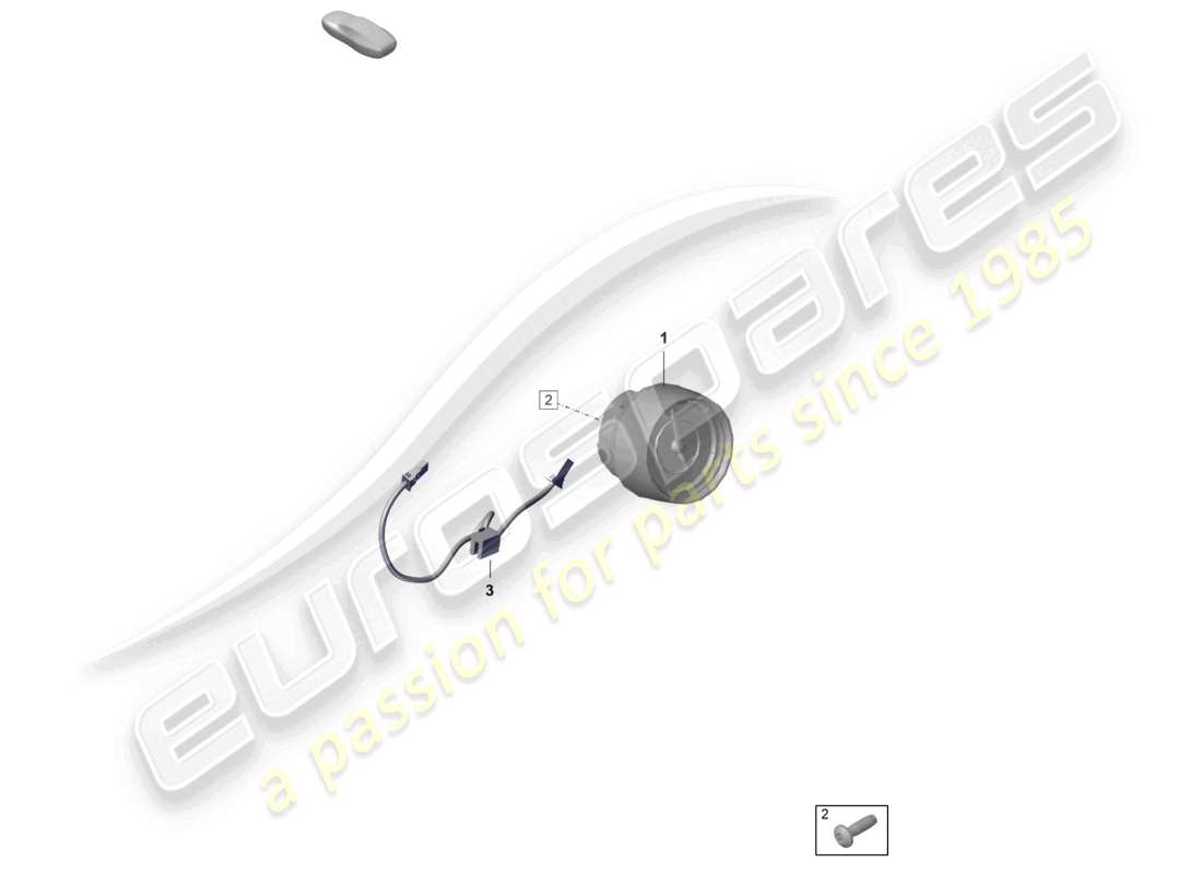 porsche 2023 (992-1 gt3/rs/st) horloge numérique instruments supplémentaires schéma des pièces
