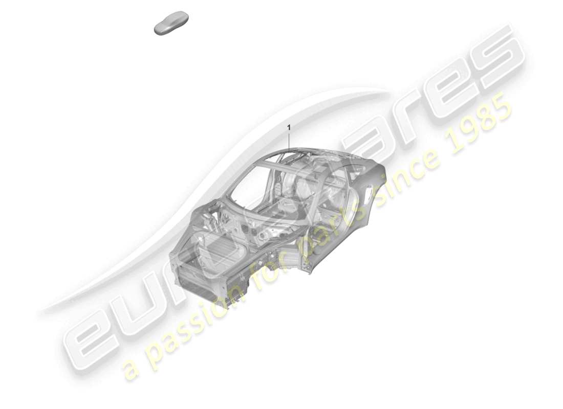 porsche 2023 (992-1 gt3/rs/st) schéma des pièces de carrosserie gt3rs
