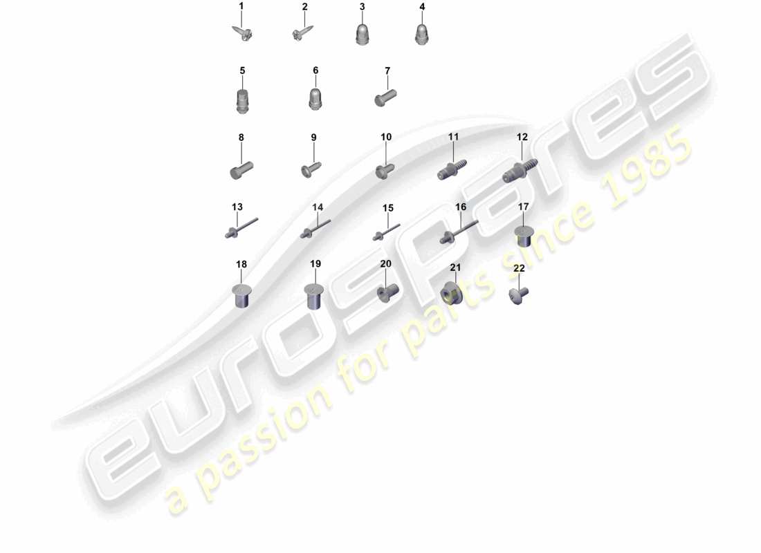 porsche 2026 (cayenne e3 pa) schéma des pièces de carrosserie de voiture, consommables et fixations
