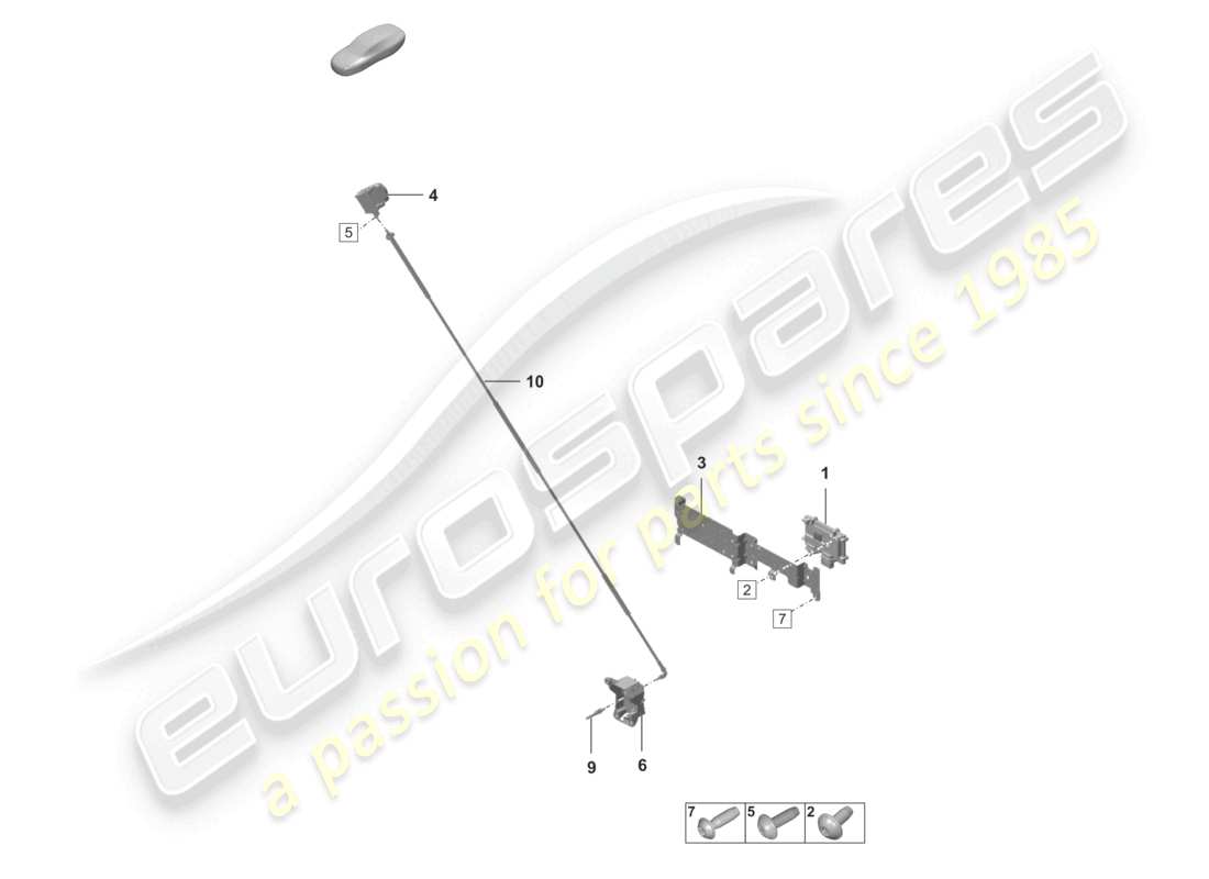 porsche 2022 (992-1 turbo / s) pièces détachées pour véhicules avec système de vision nocturne schéma des pièces