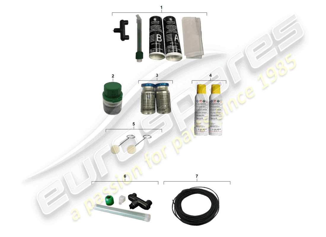 porsche 2023 (992-1 gt3/rs/st) pare-brise usa lunette arrière 2 pack adhésif carrosserie diagramme des pièces