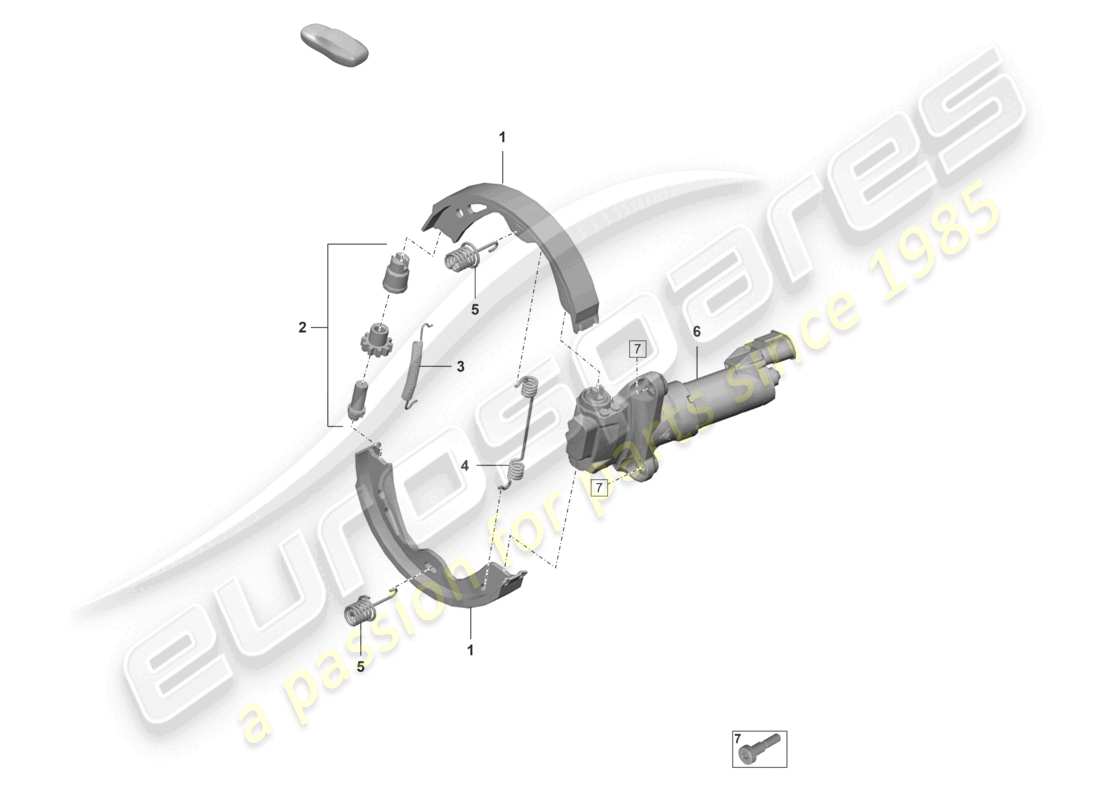 porsche 2023 (992-1 gt3/rs/st) frein de stationnement d >>- 28.11.2021 schéma des pièces