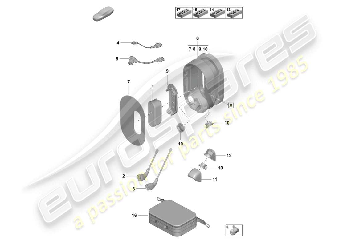 porsche 2022 (taycan 9j1-1) chargeur pour batterie haute tension câble de charge pour la charge à page d'accueil porsche schéma des pièces de connexion du chargeur mobile