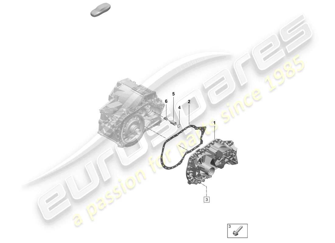 porsche 2025 (macan-e) carter d'engrenage macan turbo macan 4s schéma des pièces