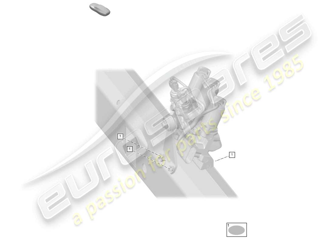 porsche 2024 (992-2) bloc de vannes de conduite hydraulique sans : schéma des pièces pdcc