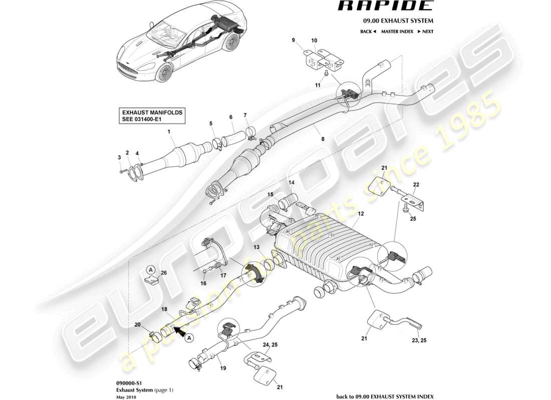 schéma de pièce contenant le numéro de pièce fd43-5220-da