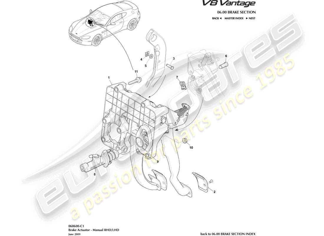 schéma de pièce contenant le numéro de pièce 9g43-2d042-aa