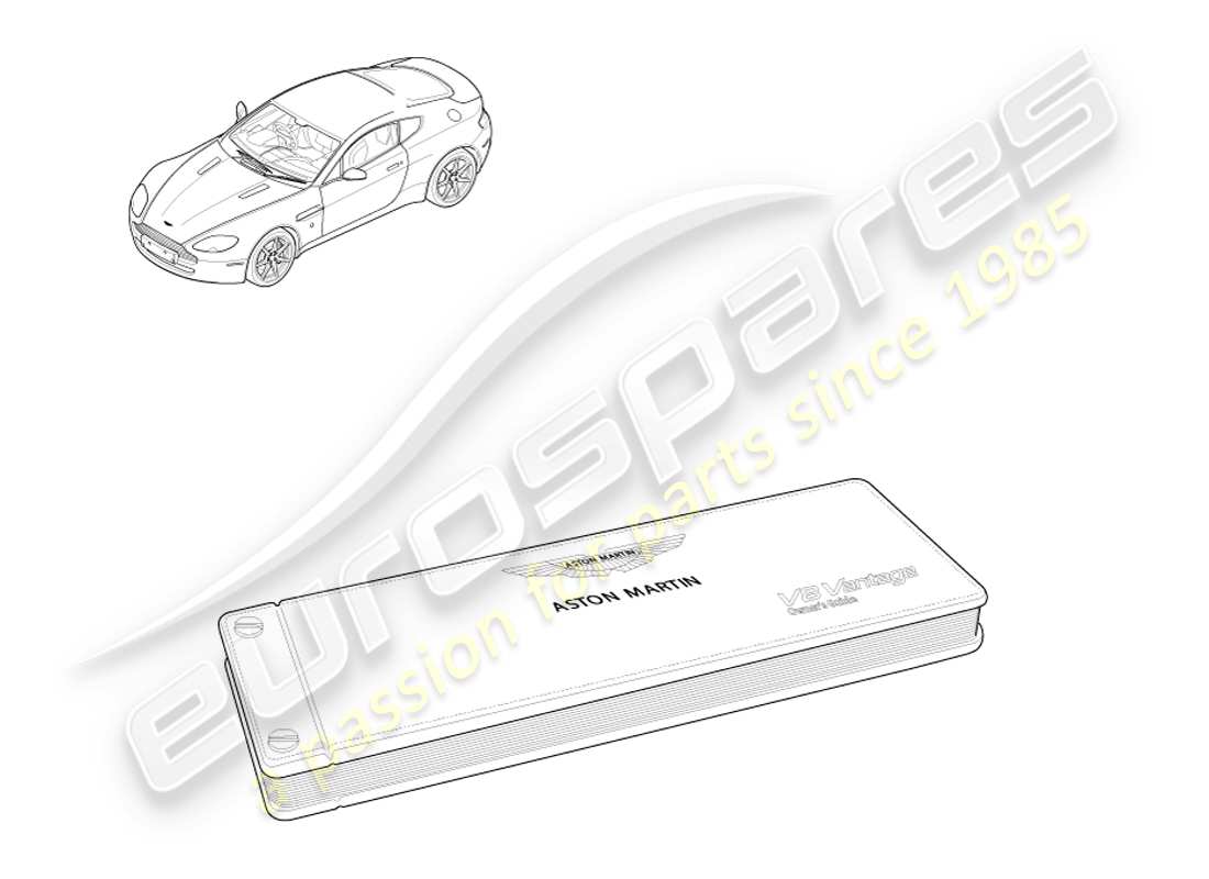 aston martin v8 vantage (2005) diagramme des pièces du guide du propriétaire