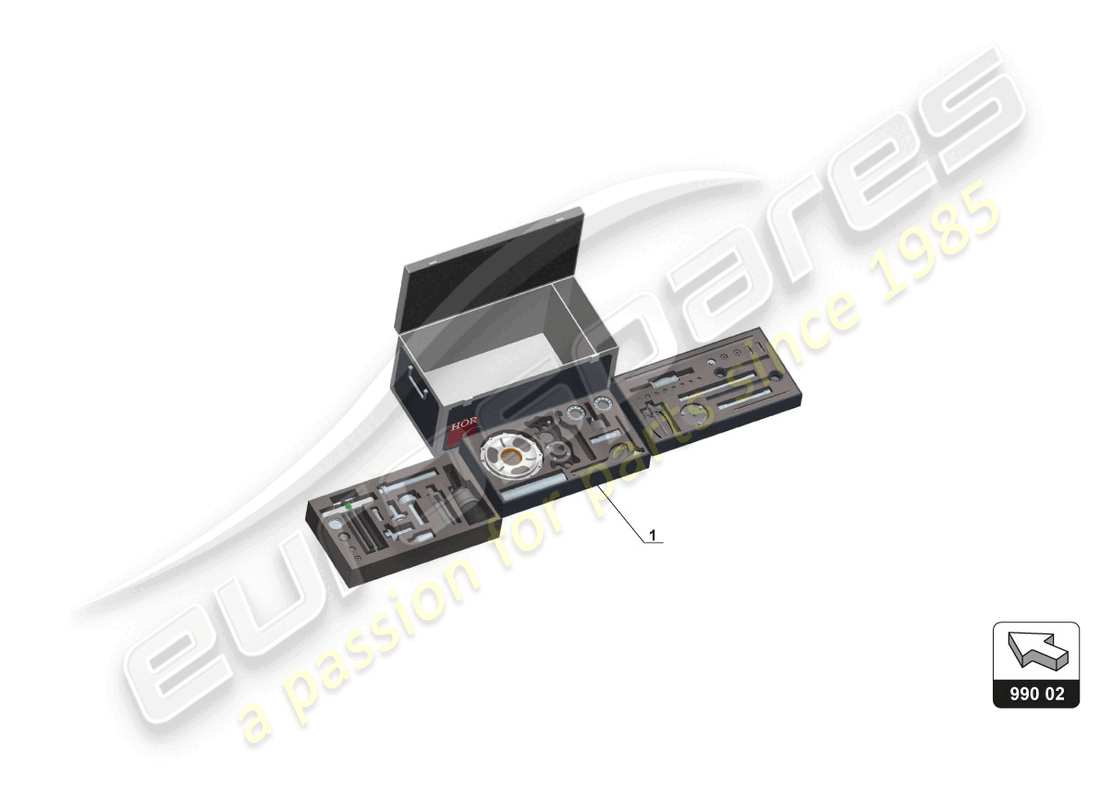 lamborghini gt3 (2017) kit d'outils de boîte de vitesses schéma des pièces