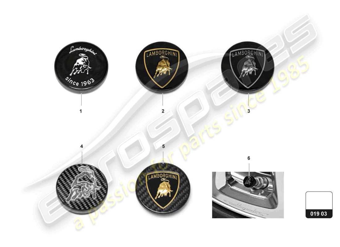 lamborghini aventador ultimae (accessories) 1 régler les enjoliveurs de roues schéma des pièces